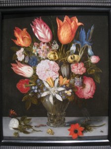 Blumen in einem Glas von Ambrosius Bosschaert