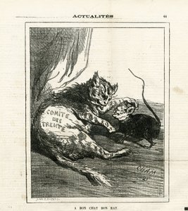 Illustration von Cham (1819-1879) in Le Charivari