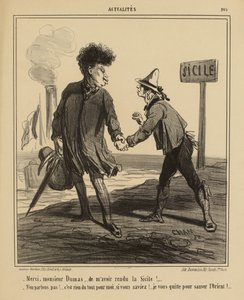 Cham - Danke, Herr Dumas, dass Sie mir Sizilien zurückgegeben haben von Amédée de Noé