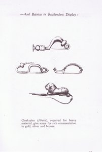Mantelstifte, Illustration aus Der römische Soldat, 1928 von Amedee Forestier