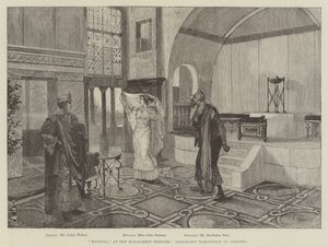 Hypatia, im Haymarket Theatre, Issachars Versuchung des Orestes
