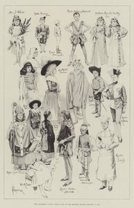 Der Kinderkostümball im Mansion House, 7. Januar 1896 von Amedee Forestier