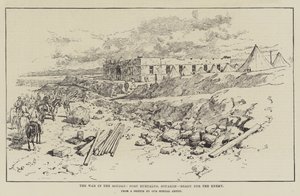 Der Krieg im Sudan, Fort Euryalus, Souakim, bereit für den Feind