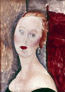 Eine blonde Frau. Porträt von Germaine Survage, 1918