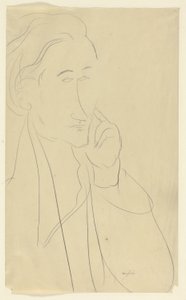 Büste von Zborowski von Amedeo Modigliani