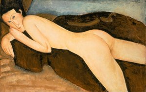 Liegender Akt von hinten (Nu Couche de Dos) 1917