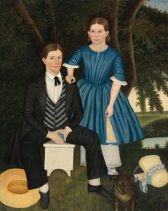 Bruder und Schwester von American 19th Century
