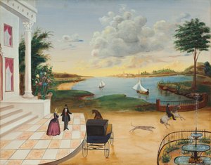 Verlassen des Herrenhauses von American 19th Century