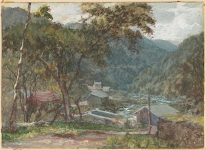 Eingang zur Kauterskill-Schlucht, Catskill Mountains