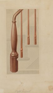 Treppenpfosten von American 20th Century