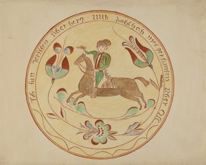 Pa. Deutscher Teller von American 20th Century