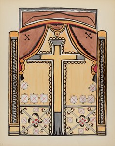 Tafel 13: Design mit Kreuz: Aus dem Portfolio "Spanische Kolonialdesigns von New Mexico"