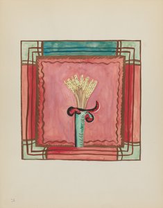 Tafel 16: Altarplatte: Aus dem Portfolio "Spanische Kolonialdesigns von New Mexico" von American 20th Century
