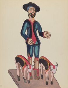 Tafel 30: Heiliger Isidor: Aus dem Portfolio "Spanische Kolonialdesigns von New Mexico"