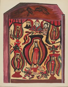 Tafel 32: Unsere Liebe Frau von Guadalupe: Aus dem Portfolio "Spanische Kolonialdesigns von New Mexico"