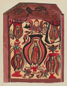 Tafel 32: Unsere Liebe Frau von Guadalupe: Aus dem Portfolio "Spanische Kolonialdesigns von New Mexico"