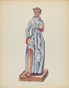 Tafel 36: Heiliger Rochus: Aus dem Portfolio "Spanische Kolonialdesigns von New Mexico"