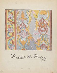 Teller 48: Buckskin-Design: Aus dem Portfolio "Spanische Kolonialdesigns von New Mexico" von American 20th Century