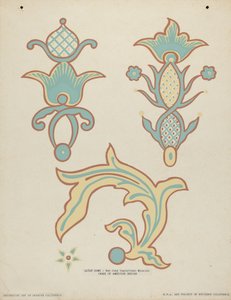 San Juan Capistrano Missionsaltar-Kuppel aus dem Portfolio "Dekorative Kunst des spanischen Kaliforniens" von American 20th Century