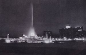 Chicago: Buckingham-Brunnen, Nachtbeleuchtung von American Photographer (after)