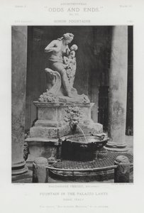 Brunnen im Palazzo Lante, Rom, Italien von American Photographer (after)