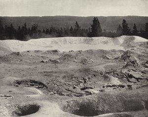 Mammoth Paint Pots, Yellowstone-Tal, Wyoming von American Photographer (after)