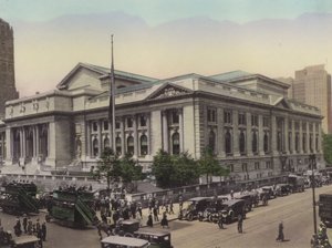New York: Öffentliche Bibliothek, Fifth Avenue und West 42nd Street (Foto)