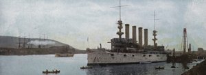 Oregon: Regierungskreuzer im Hafen von Portland von American Photographer (after)