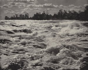 Stromschnellen des Niagara oberhalb der Fälle von American Photographer (after)