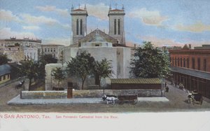 San Fernando Kathedrale in San Antonio, Texas, USA von American Photographer (after)