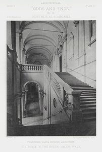 Treppe in der Brera, Mailand, Italien von American Photographer (after)