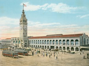 Das Fährgebäude, Fuß der Market Street, San Francisco, Kalifornien von American Photographer (after)