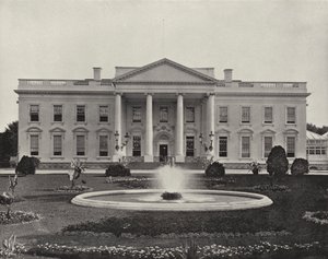 Das Weiße Haus, Washington City (s/w Foto) von American Photographer (after)