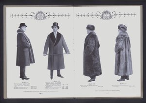 Doppelseite aus The Theater of Fur Fashion