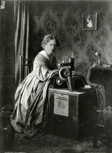 Werbung für Singers Patent-Nähmaschinen, 1899
