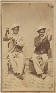 "Glockenjungen im Barrett House, Burlington, Iowa", ca. 1863