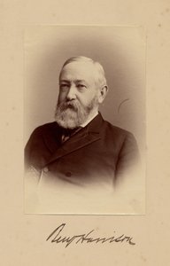 Benjamin Harrison (1833-1901), 23. Präsident der USA, Foto von George Prince, Washington DC von American Photographer
