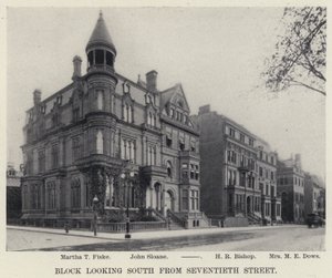 Block, Blick nach Süden von der Seventieth Street