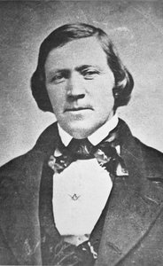 Brigham Young (1801-77) Zweiter Präsident der Mormonenkirche, im Alter von 43 Jahren von American Photographer