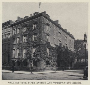 Calumet Club, Fifth Avenue und Twenty-Ninth Street