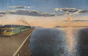 Überquerung des Großen Salzsees bei Sonnenuntergang von American Photographer