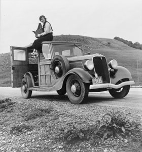 Dorothea Lange, Fotografin der Resettlement Administration, 1936