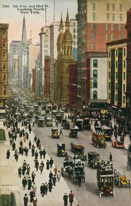 Fifth Avenue und 42nd Street, New York von American Photographer
