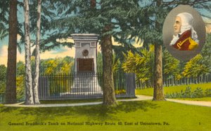 Grab von General Braddock, National Highway Route 40, östlich von Uniontown, Pa von American Photographer