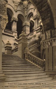 Große Treppe, State Capitol, Albany, New York, USA
