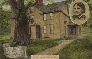 Heimat von Louisa M Alcott und ihren Little Women, Concord, Massachusetts, USA von American Photographer