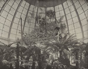 Innenraum der Gartenbaukuppel