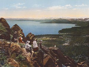 Lake Tahoe vom Mount Watson, Kalifornien