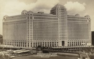 Merchandise Mart, das größte Gebäude der Welt, Chicago, Illinois, USA von American Photographer