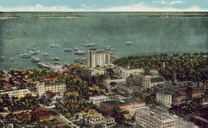 Miami, Florida, ca. 1925: Vogelperspektive von Miami von American Photographer